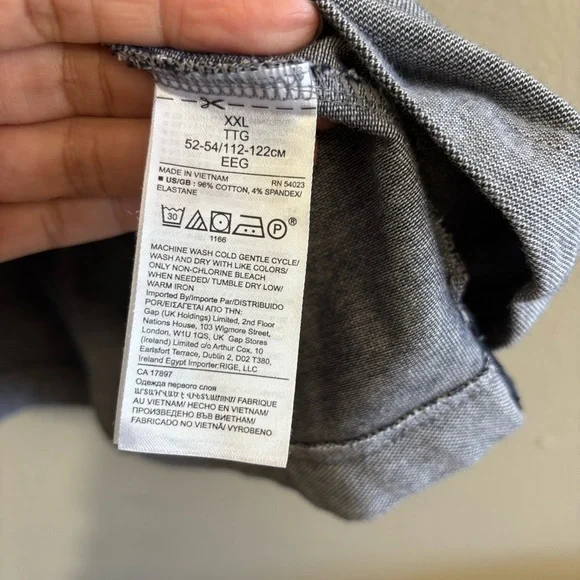 Banana Republic Performance Pique Polo Shirt XXL Blue Casual Golf - Picture 4 of 7